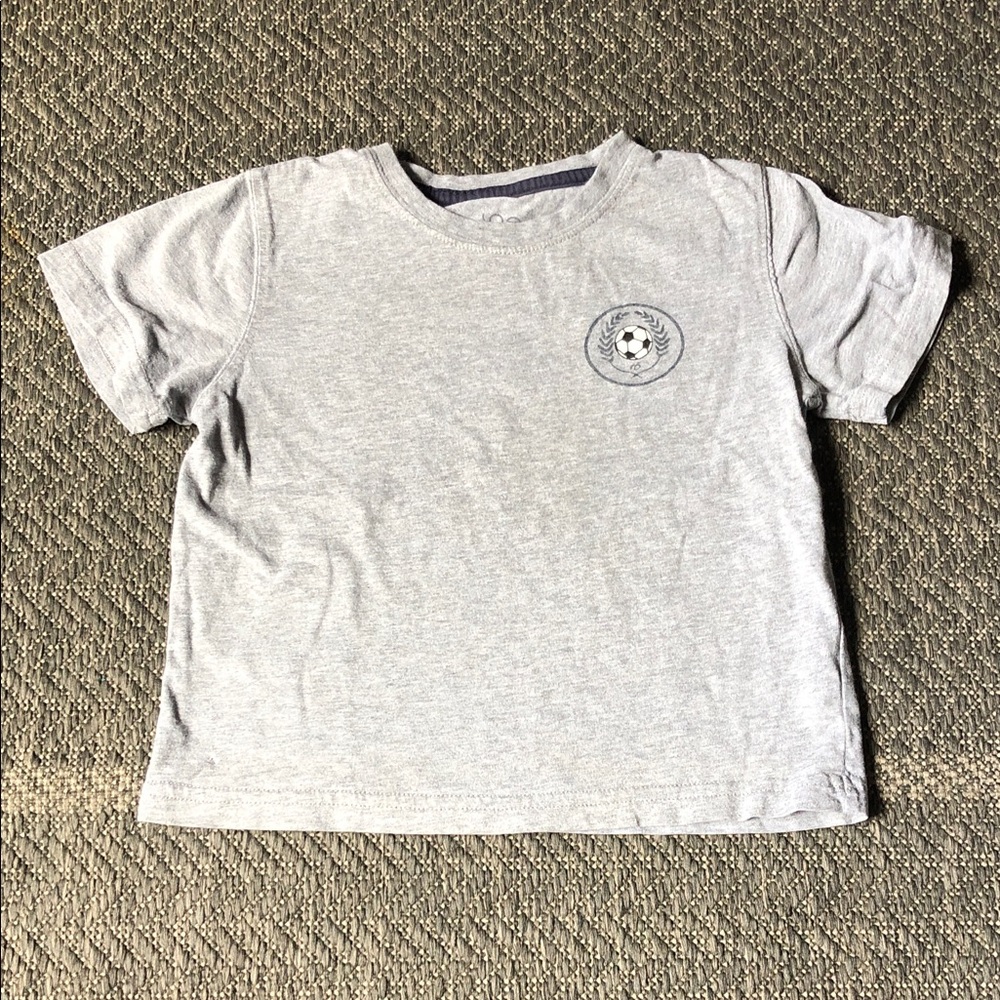 Joe Fresh Light Gray Soccer Crest Tee